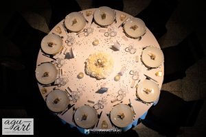 stół gości weselnych, Wesele Art Deco