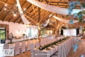 dekoracja sali weselnej w Zaścianku w Chwaszczynie