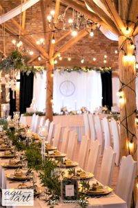 dekoracja sali weselnej w Zaścianku