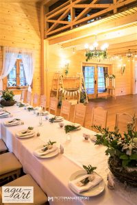 dekoracja sali weselnej i candybar