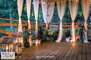 dekoracje weselne na zewnątrz