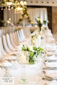 Stoły gości weselnych