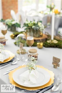 nakrycie dla Państwa młodych