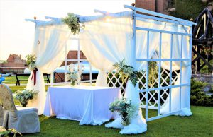 Slub w plenerze, zamek w Gniewie