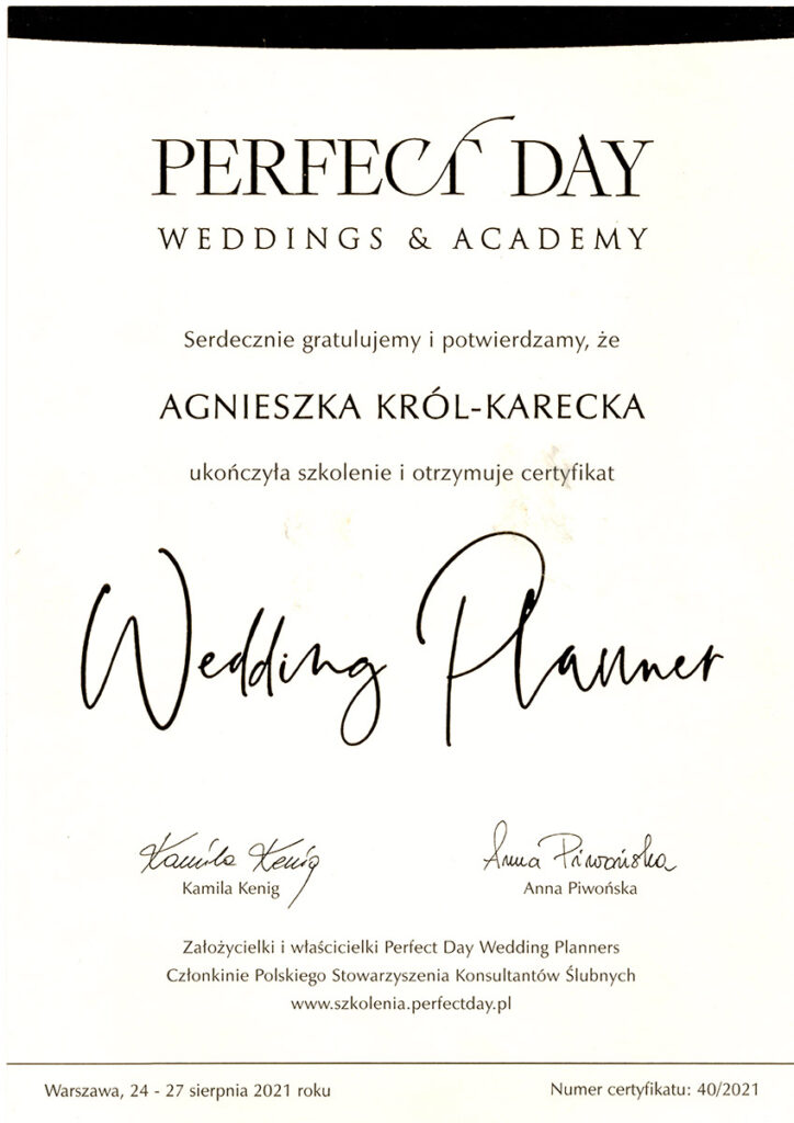 Dyplom Mistrza Florystyki