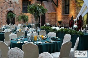 Dekoracje ślubne zamek Gniew