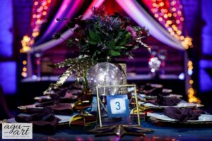 Dekoracja ślubna sali weselnej