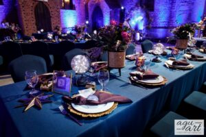 Dekoracja ślubna sali weselnej