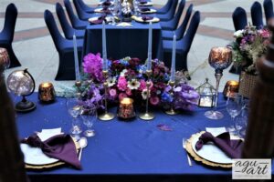 Dekoracja ślubna sali weselnej