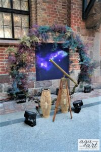 gwiazdozbiór skorpiona - dekoracja ślubna