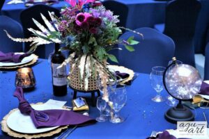 Dekoracja ślubna sali weselnej