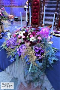 Dekoracja ślubna sali weselnej