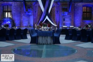 Dekoracja ślubna sali weselnej